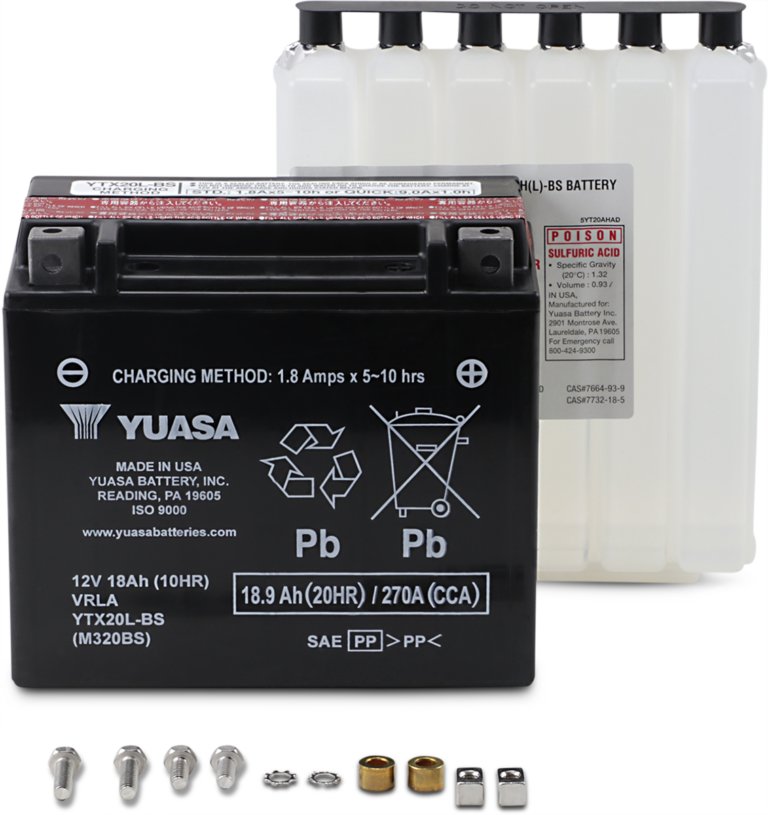 YUASA - AGM Battery - YTX20L-BS - .93 L