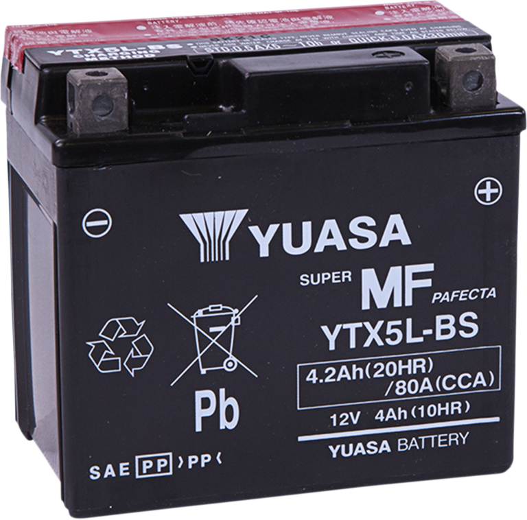 YUASA - AGM Battery - YTX5L-BS - .24 L
