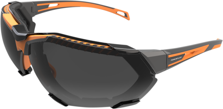 FORCEFLEX - FF4 Sunglasses - Foam - Gray/Orange - Smoke Lens