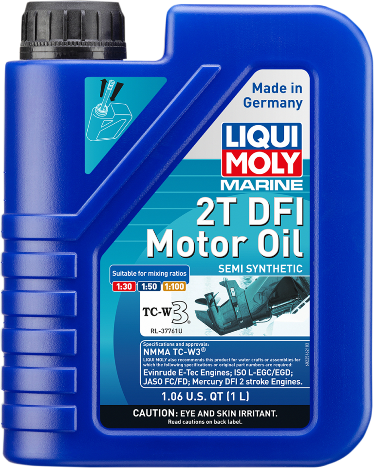 LIQUI MOLY - Marine 2T DFI Motor Oil - 4 Liter