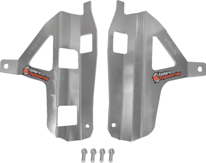 MOOSE OFFROAD - Radiator Braces - Silver - Yamaha