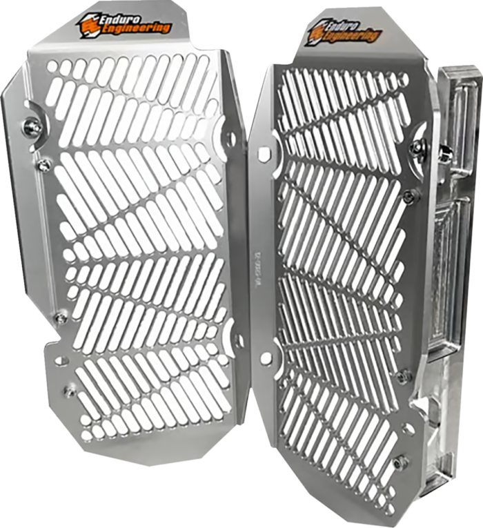 MOOSE OFFROAD - Radiator Guards - Silver - Kawasaki