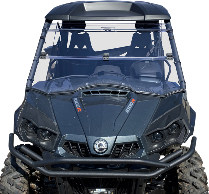 MOOSE OFFROAD - Full Folding Windshield - Deluxe - Commander
