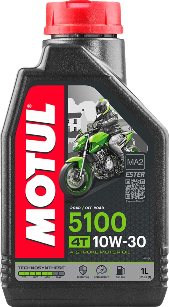 MOTUL - 5100 4T Synthetic Blend Oil - 10W-30 - 1L