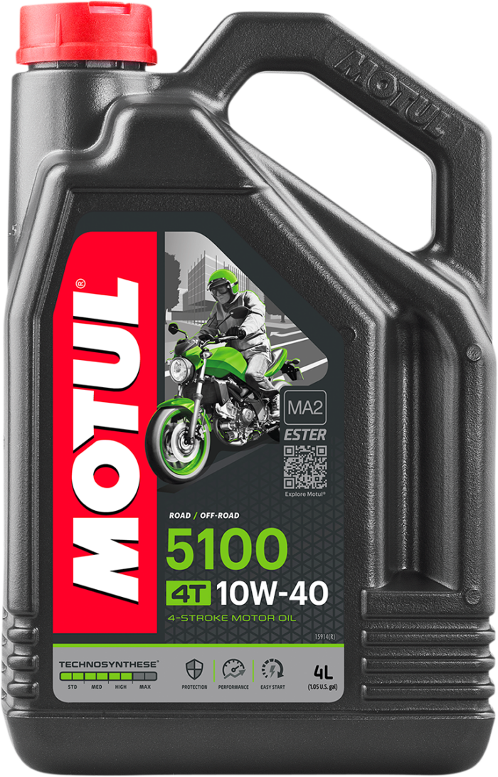 MOTUL - 5100 4T Synthetic Blend Oil - 10W-40 - 4L