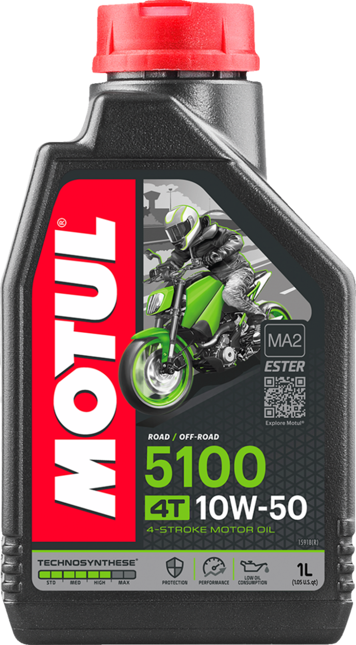MOTUL - 5100 4T Synthetic Blend Oil - 10W-50 - 1L