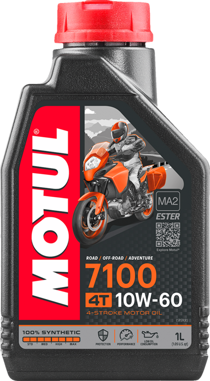 MOTUL - 7100 4T Synthetic Oil - 10W-60 - 1L