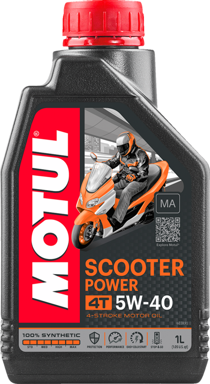 MOTUL - Scooter Power 4T Oil - 5W-40 - 1L