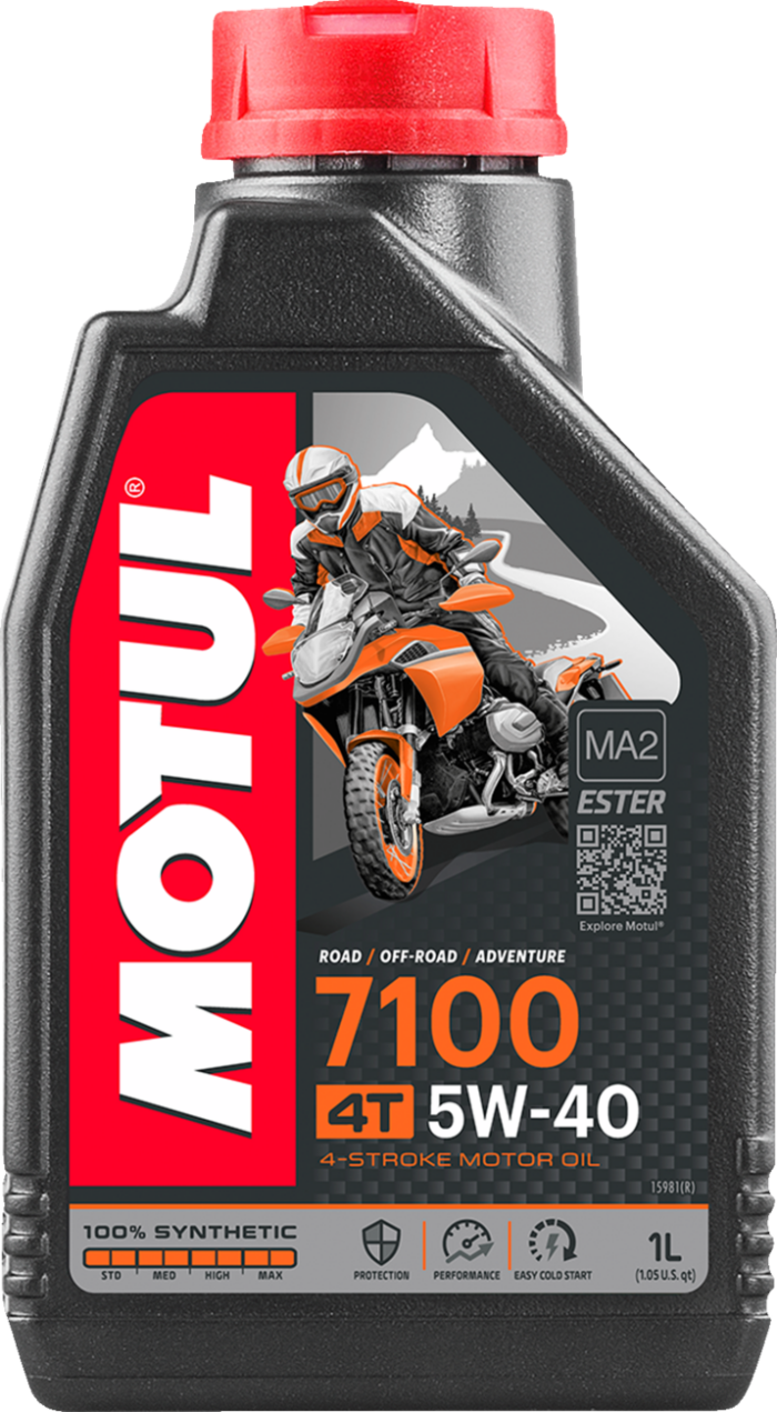 MOTUL - 7100 4T Synthetic Oil - 5W-40 - 1L