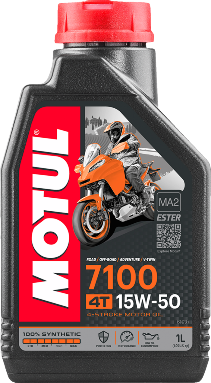 MOTUL - 7100 4T Synthetic Oil - 15W-50 - 1L