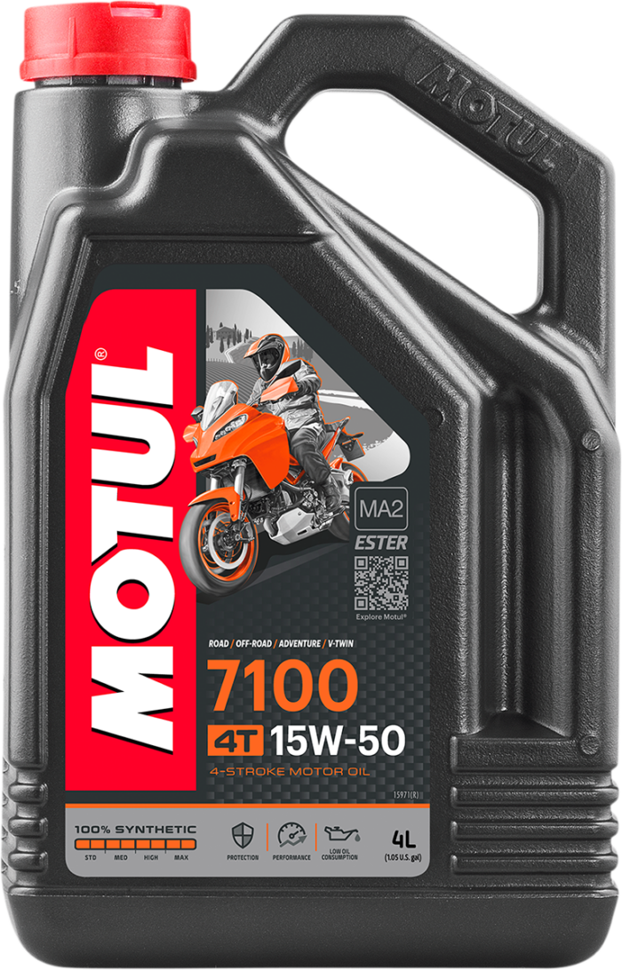 MOTUL - 7100 4T Synthetic Oil - 15W-50 - 4L