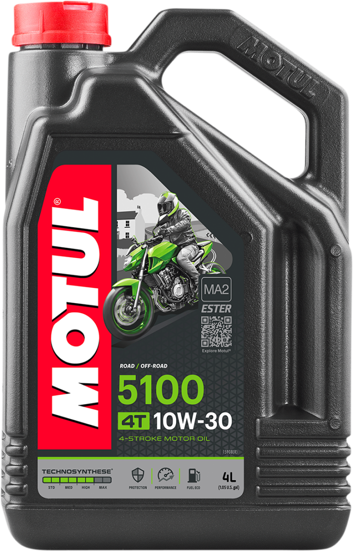 MOTUL - 5100 4T Synthetic Blend Oil - 10W-30 - 4L