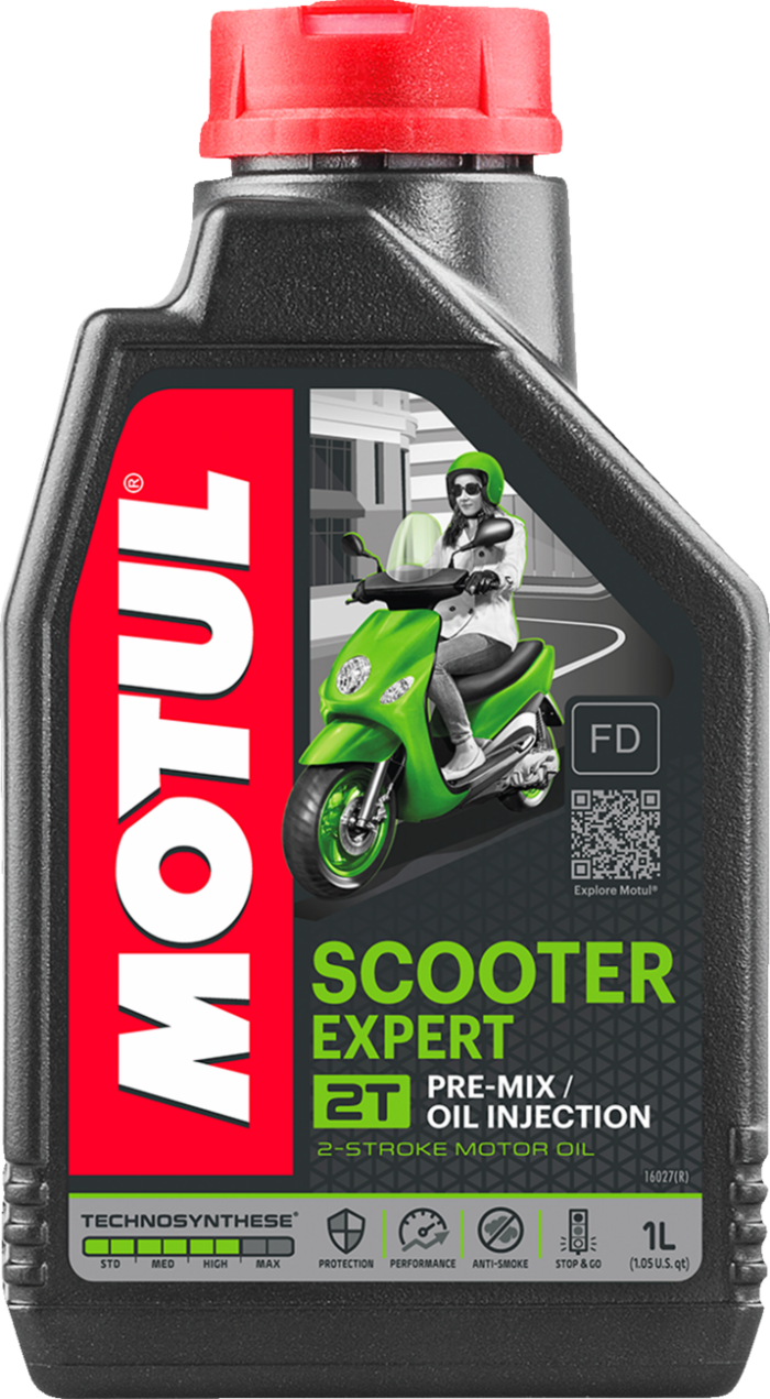 MOTUL - Scooter Expert 2T Synthetic Blend Oil - 1L