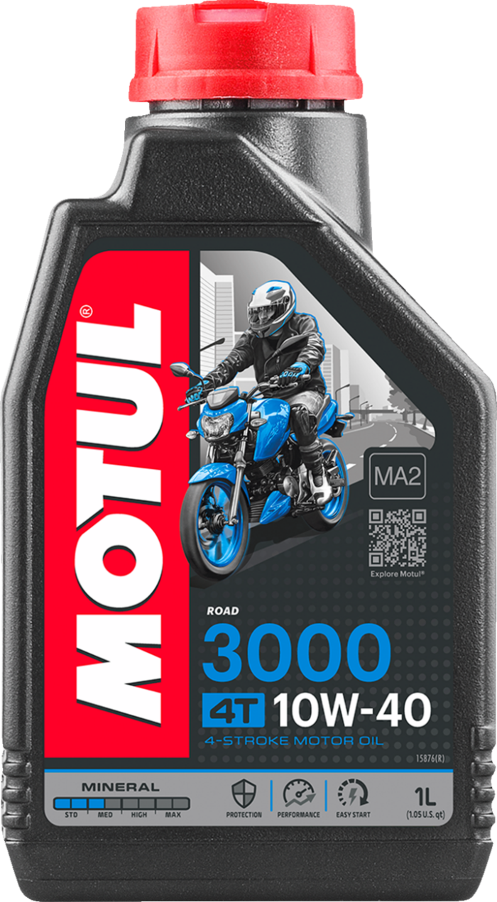 MOTUL - 3000 Mineral 4T Engine Oil - 10W-40 - 1 liter