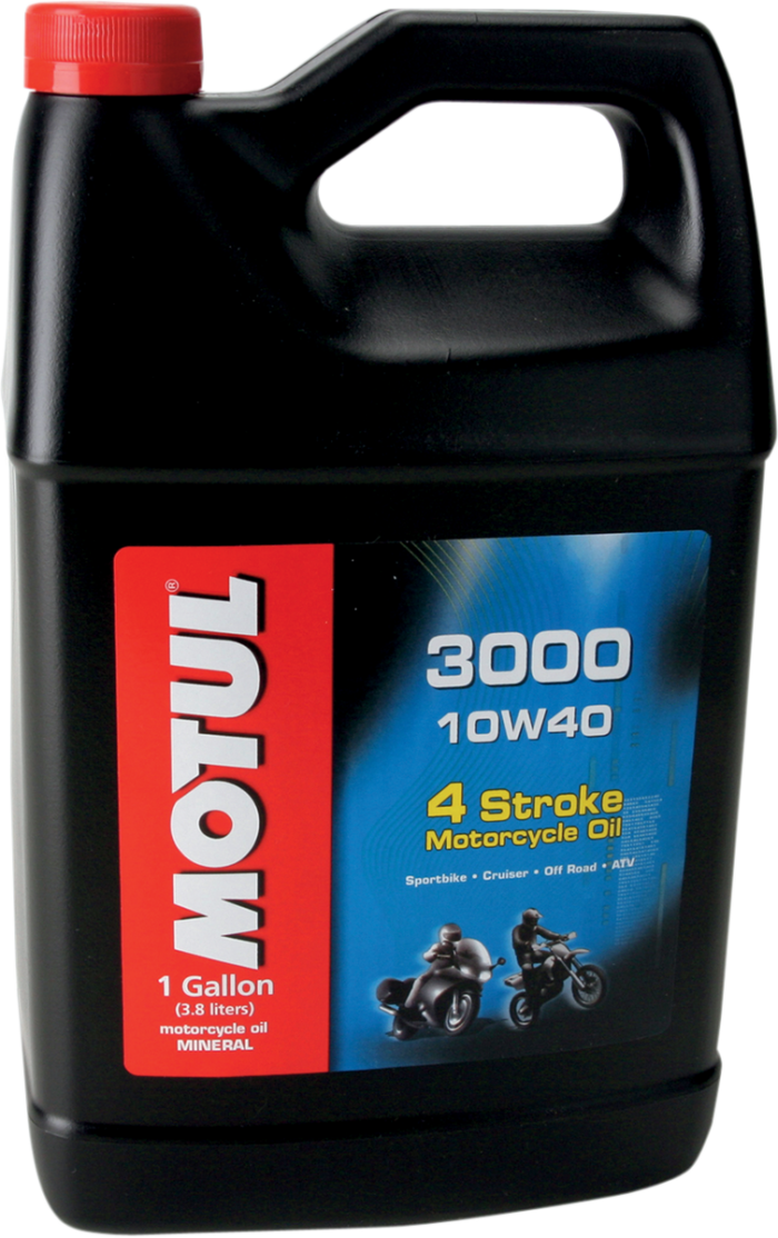 MOTUL - 3000 Mineral 4T Engine Oil - 10W-40 - 1 US gallon