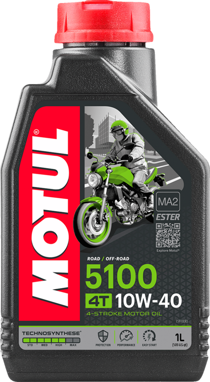 MOTUL - 5100 4T Synthetic Blend Oil - 10W-40 - 1L