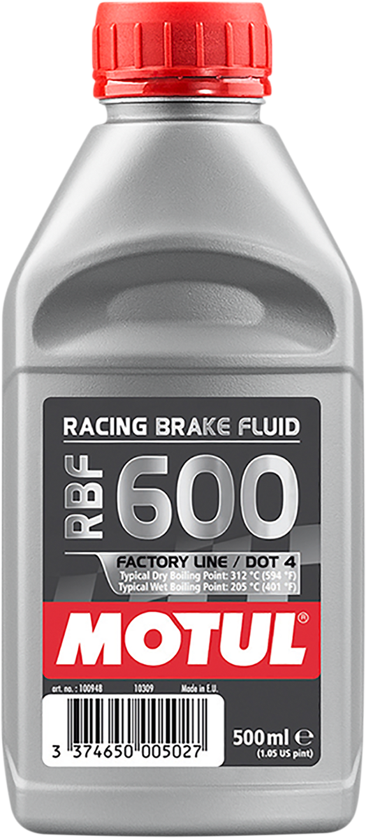 MOTUL - RBF 600 Racing Brake Fluid - 16.9 U.S. fl oz.