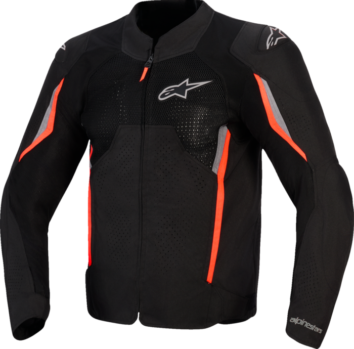ALPINESTARS - AST v3 Air Jacket - Black/Dark Gray/Red Fluo - Large