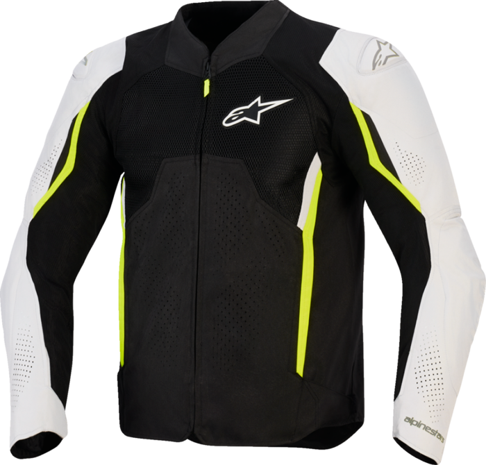 ALPINESTARS - AST v3 Air Jacket - Black/Silver/Yellow Fluo - Small