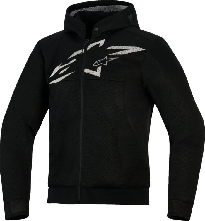 ALPINESTARS - Chrome Super Airflow Hoodie - Black/Dark Gray/White - 4XL